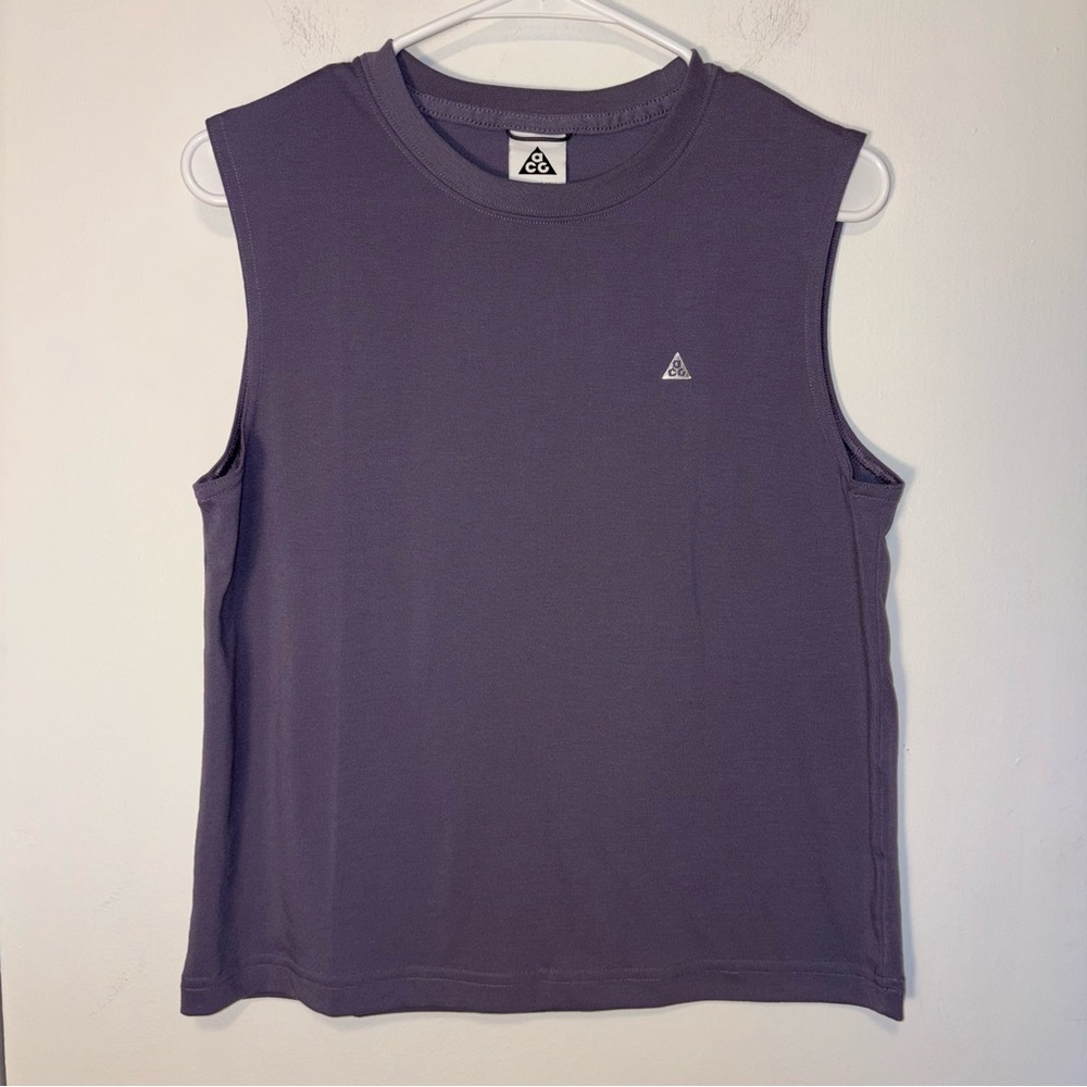 Women's Nike ACG Dri-FIT ADV "Goat Rocks" Sleeveless Tank Top Purple Size M - Picture 3 of 9
